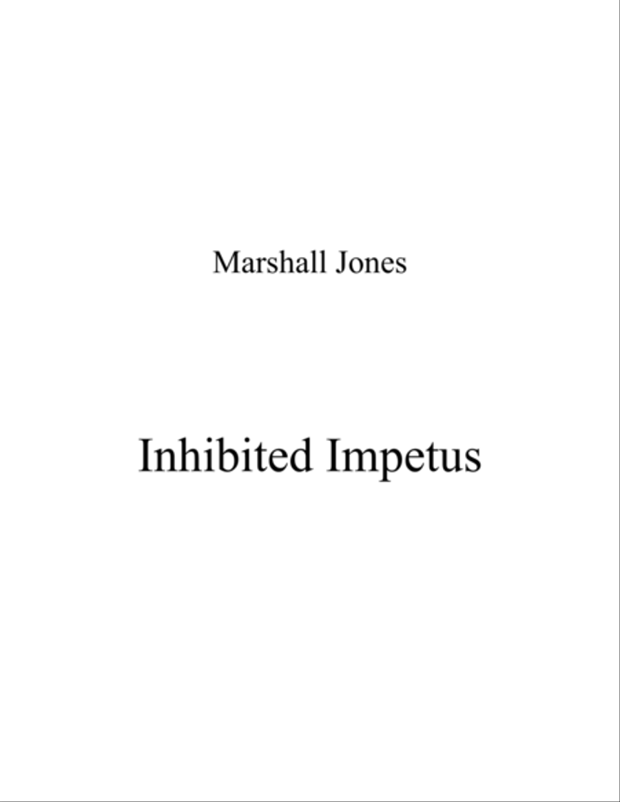 Inhibited Impetus Flute Solo scores gallery preview page 1