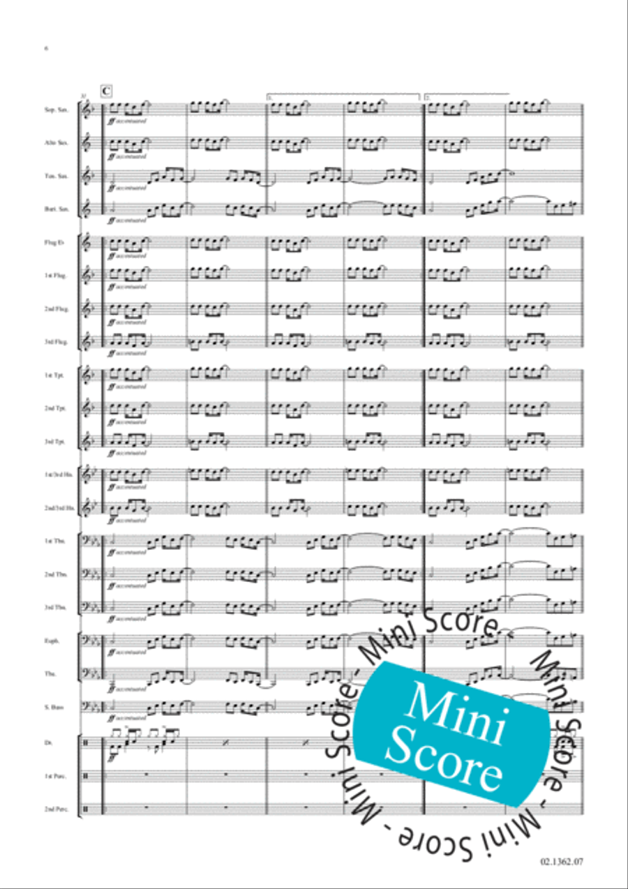 Fascinating Drums / Pavane In Blue Fanfare Band scores gallery preview page 12