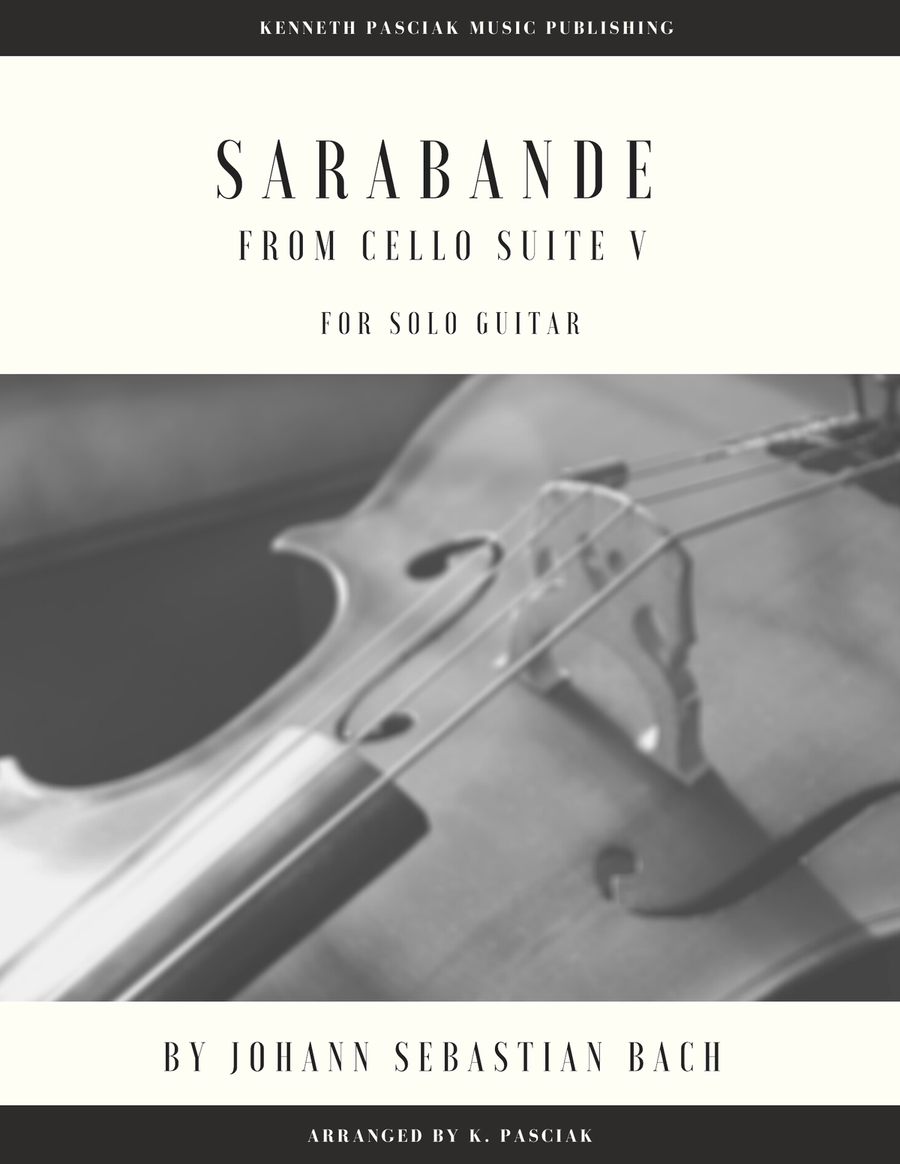 Sarabande from BWV1011 (for Solo Guitar)