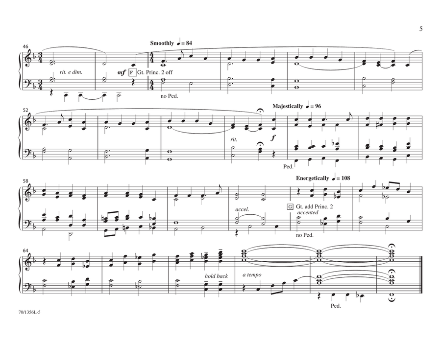 The Rock (Digital Download) Hymn Anthems scores gallery preview page 3