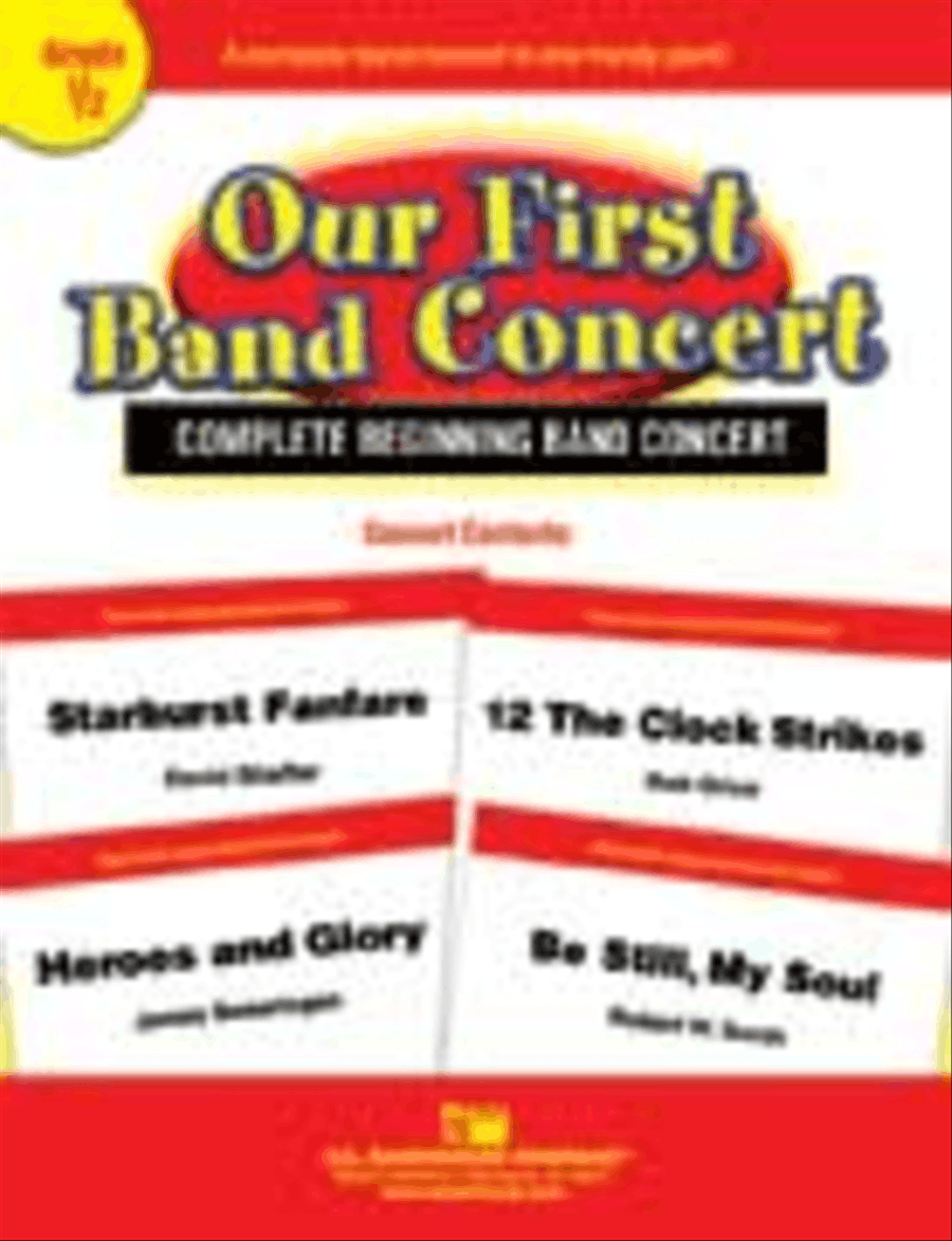 Our First Band Concert Concert Band scores gallery preview page 1