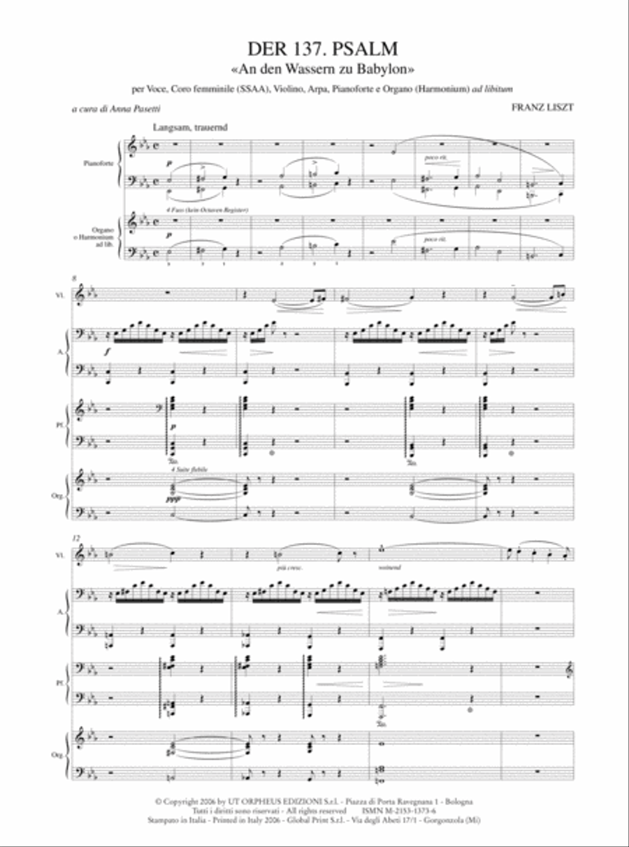 Der 137. Psalm - 