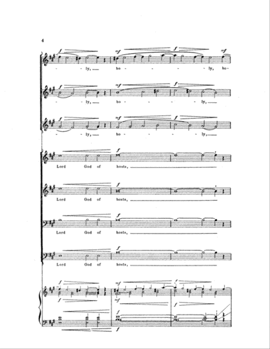Sanctus Sanctus Divisi scores gallery preview page 5