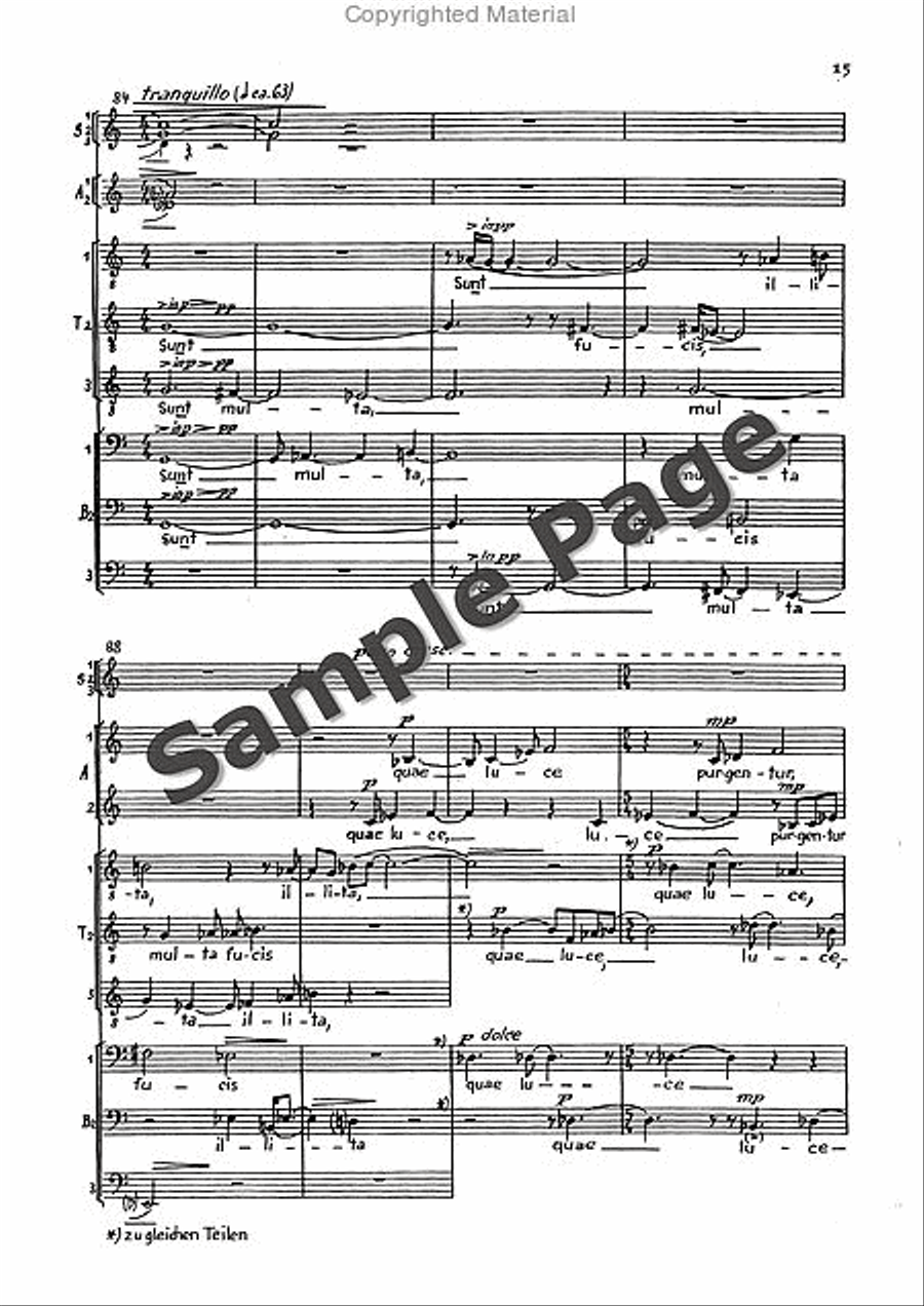 Nox Et Tenebrae Sssaaatttbbb Mixed Choir scores gallery preview page 16