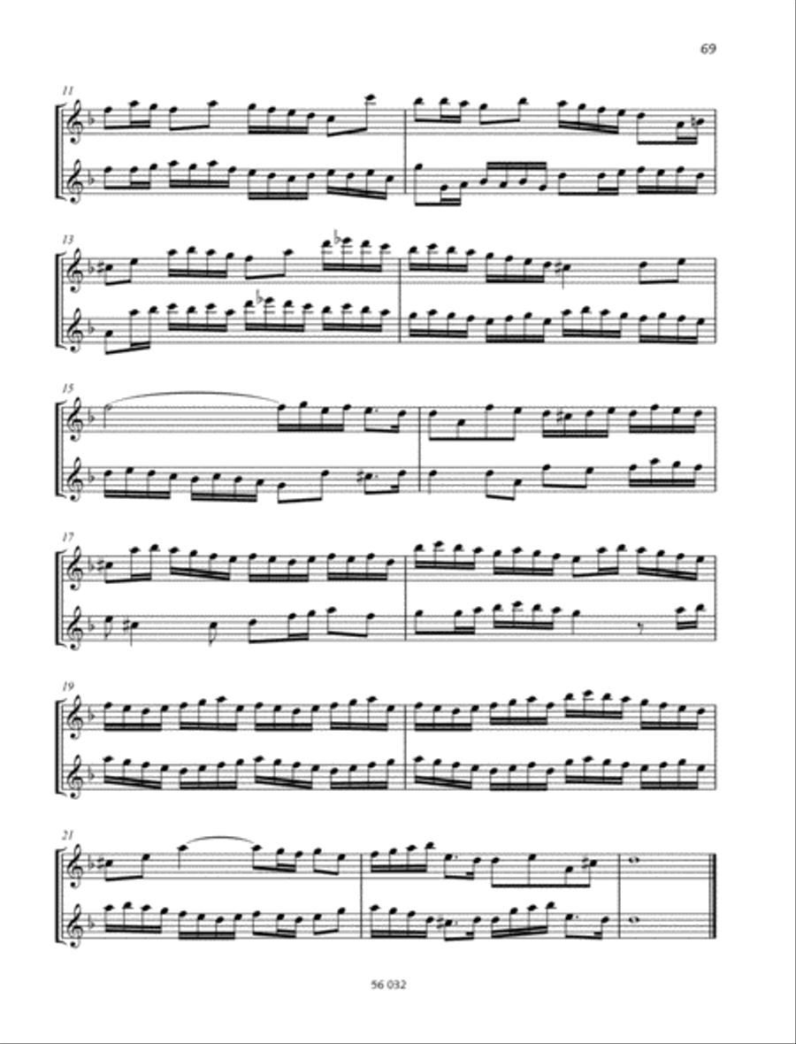 Sonata D minor Alto Recorder scores gallery preview page 2