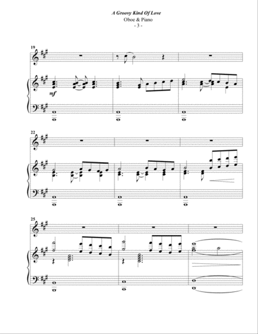 A Groovy Kind Of Love Piano scores gallery preview page 3