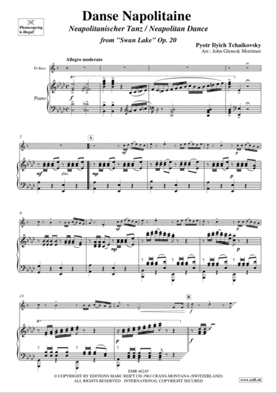 Danse Napolitaine Voice Solo scores gallery preview page 3