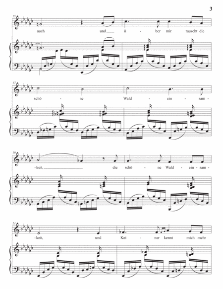 Liederkreis, Op. 39 (Medium key no. 3)