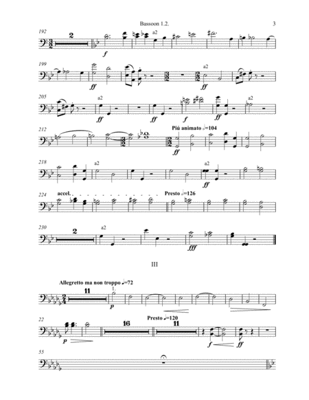 Symphony No.12 in E flat Minor Parts 2