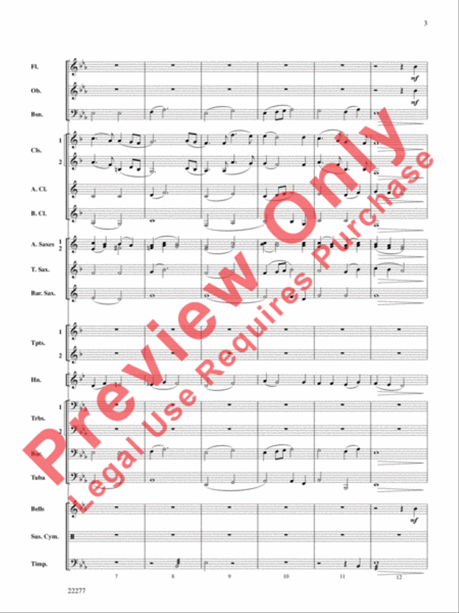 A Scottish Ballade Concert Band scores gallery preview page 4