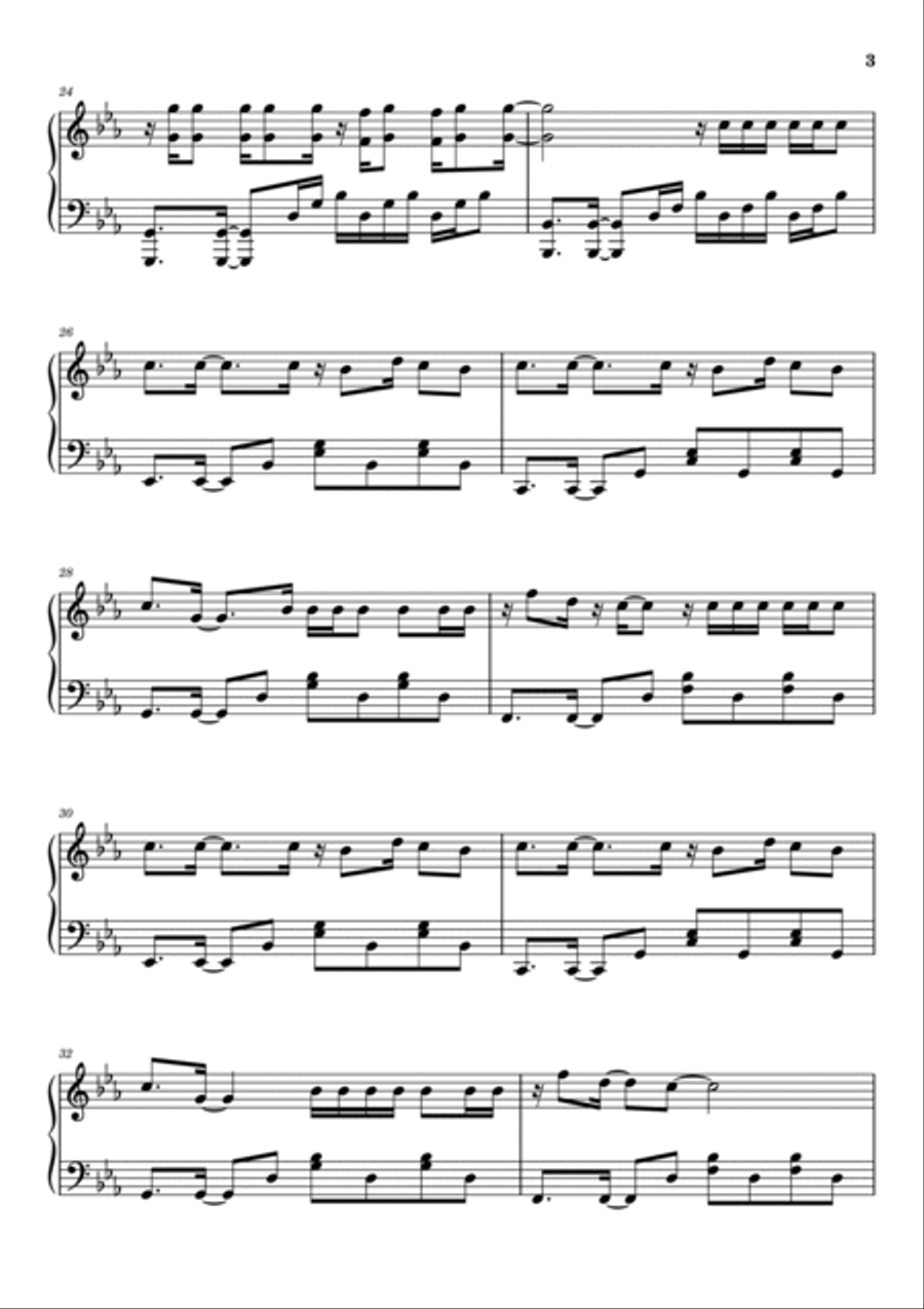 The Heart Wants What It Wants Piano Solo scores gallery preview page 3