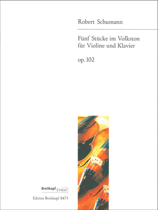 Book cover for 5 Pieces in Folk Style Op. 102