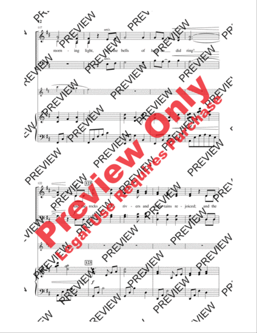 Celtic Christmas Lullaby 4-Part scores gallery preview page 12