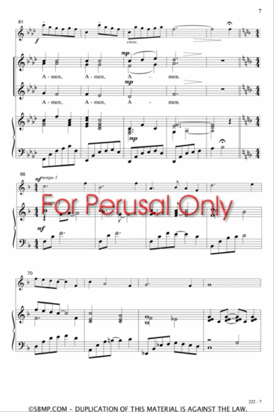Ave Maria - SSA Octavo SSA scores gallery preview page 7