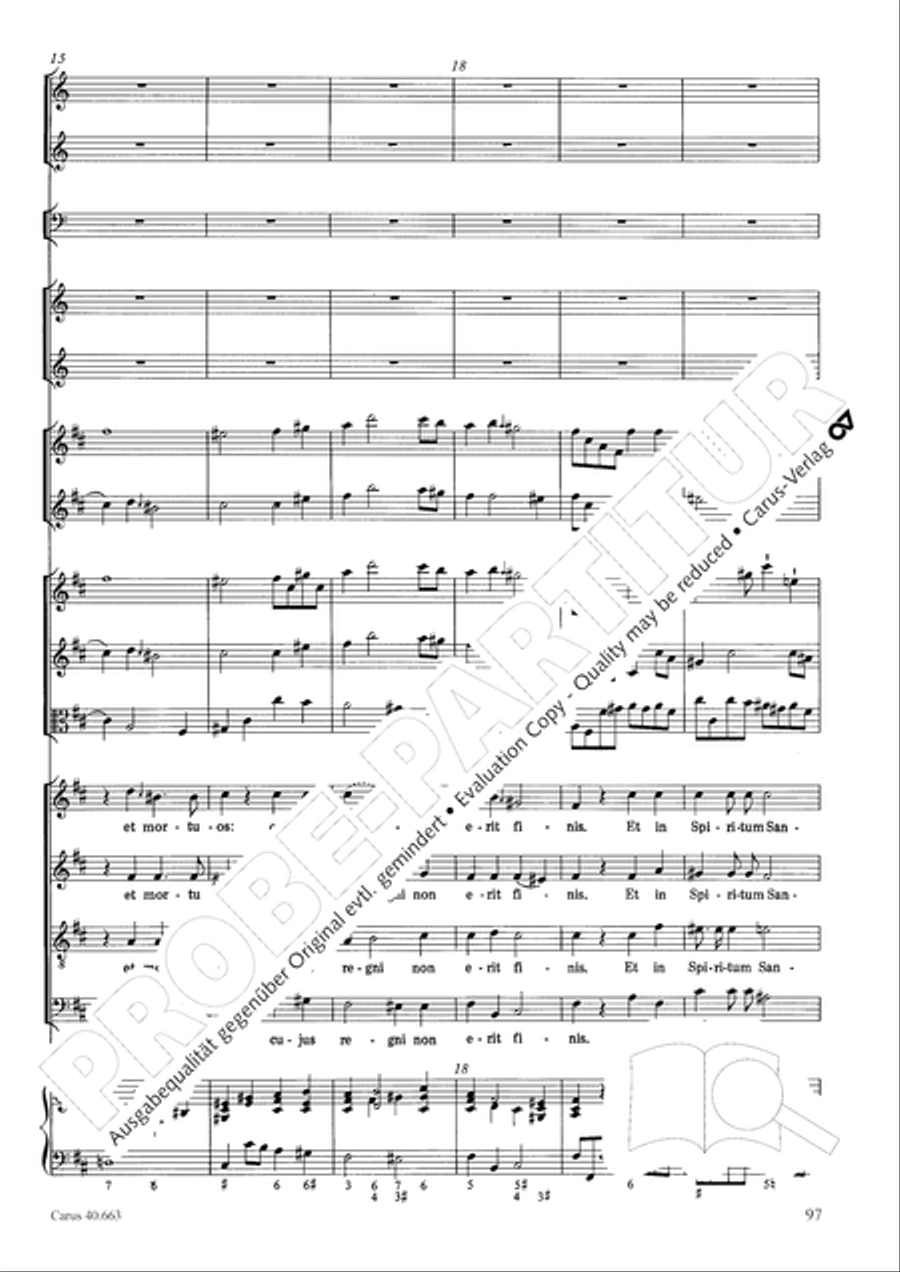 Mass in D minor (Missa in d) ATB scores gallery preview page 113