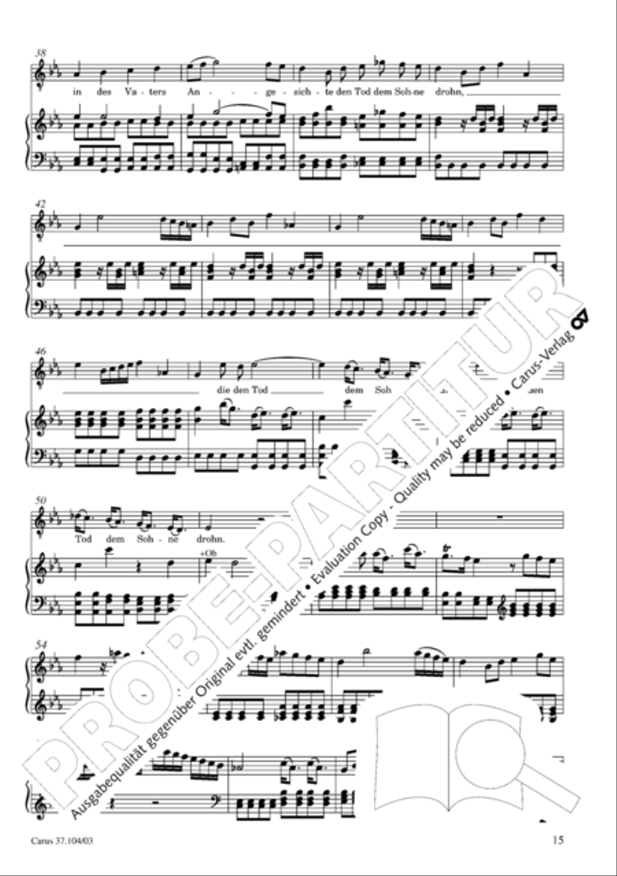 Ein Lammlein geht und tragt die Schuld 4-Part scores gallery preview page 16
