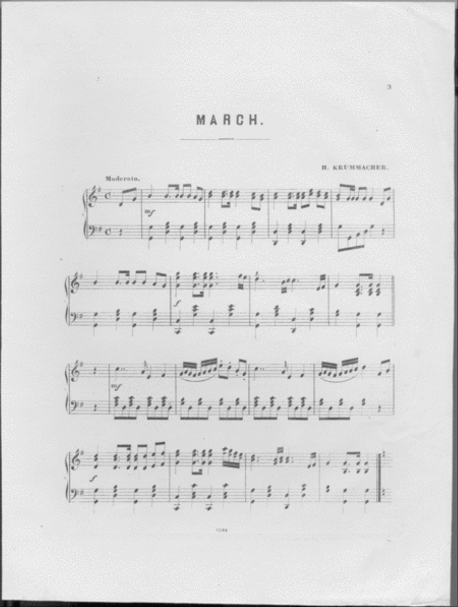 Horace Greeley Campaign Music. March Piano Solo scores gallery preview page 2