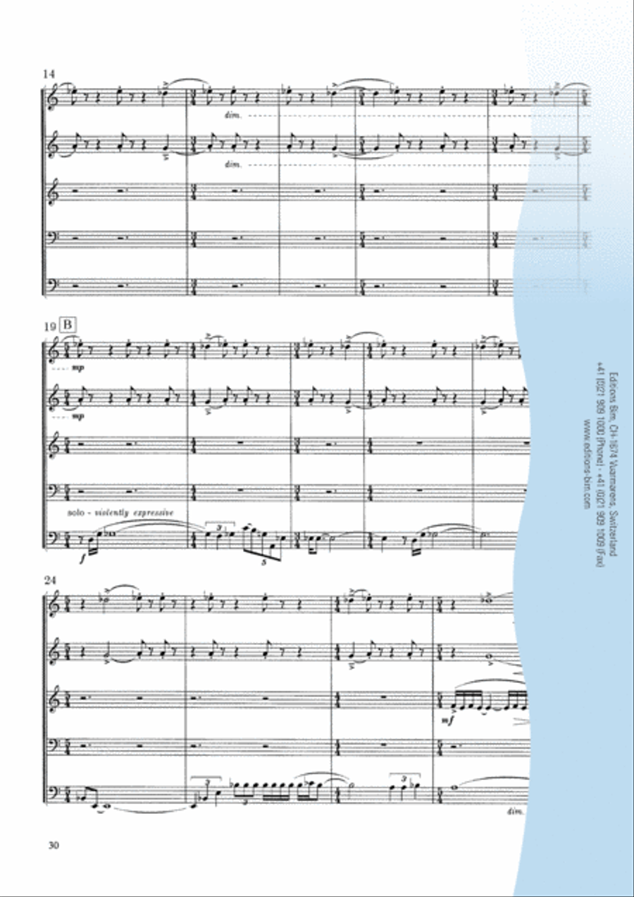 Seasons Seasons Brass Quintet scores gallery preview page 15
