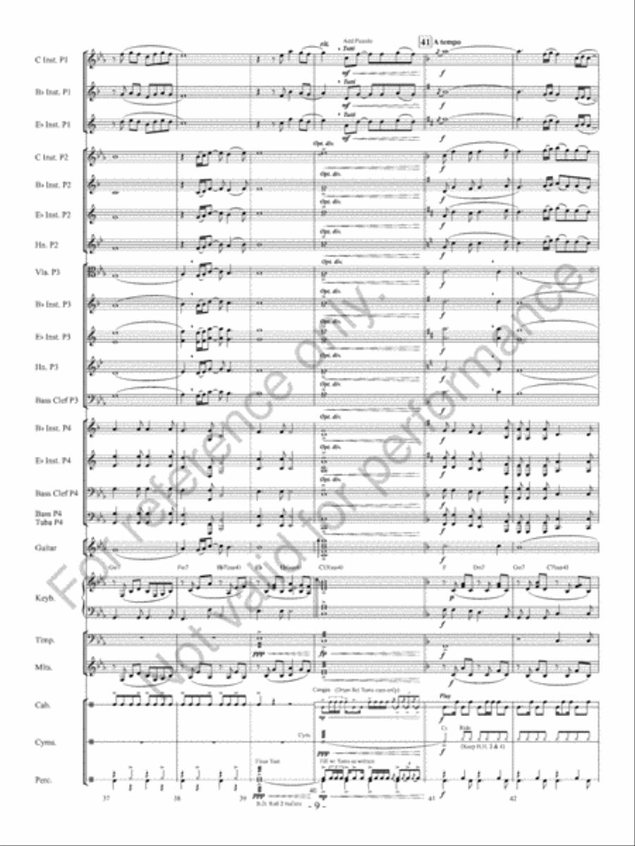 The Water Is Wide The Water Is Wide Concert Band scores gallery preview page 10