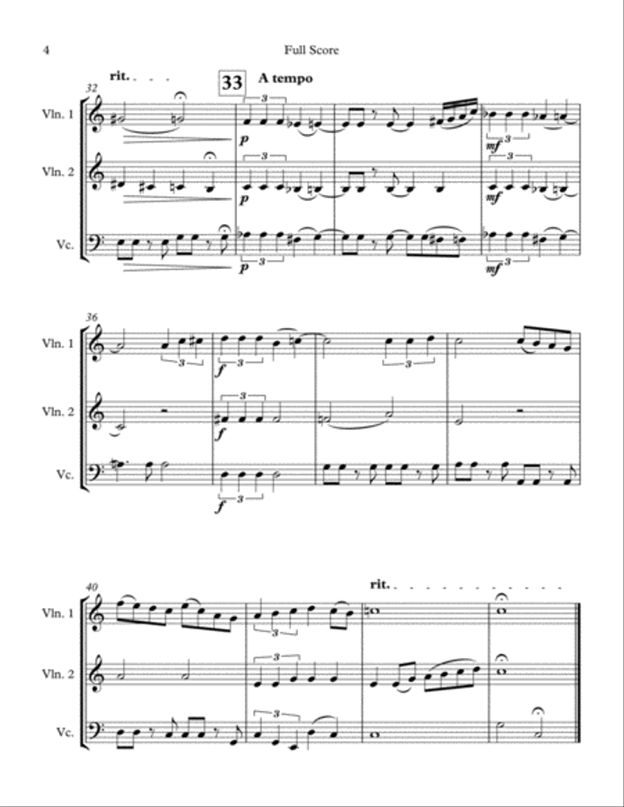 April In Paris April In Paris String Trio scores gallery preview page 4