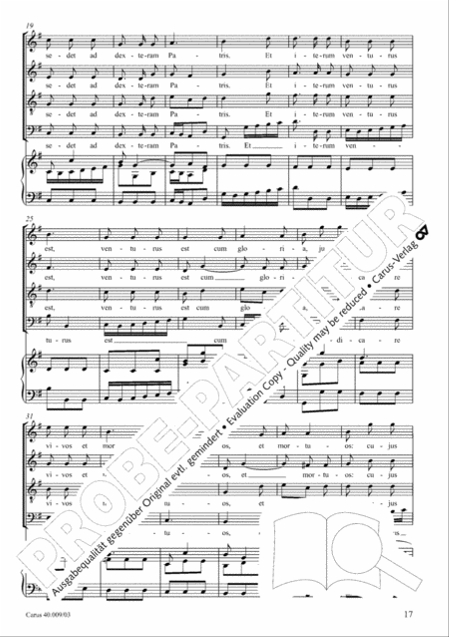 Credo in G SA scores gallery preview page 18