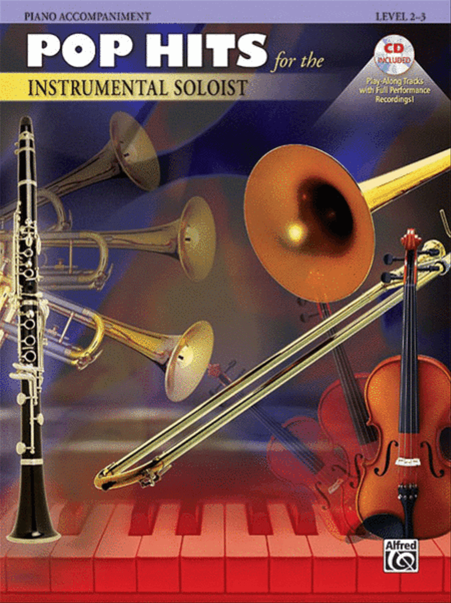 Pop Hits for the Instrumental Soloist (Piano Accompaniment Book) Piano Accompaniment scores gallery preview page 1