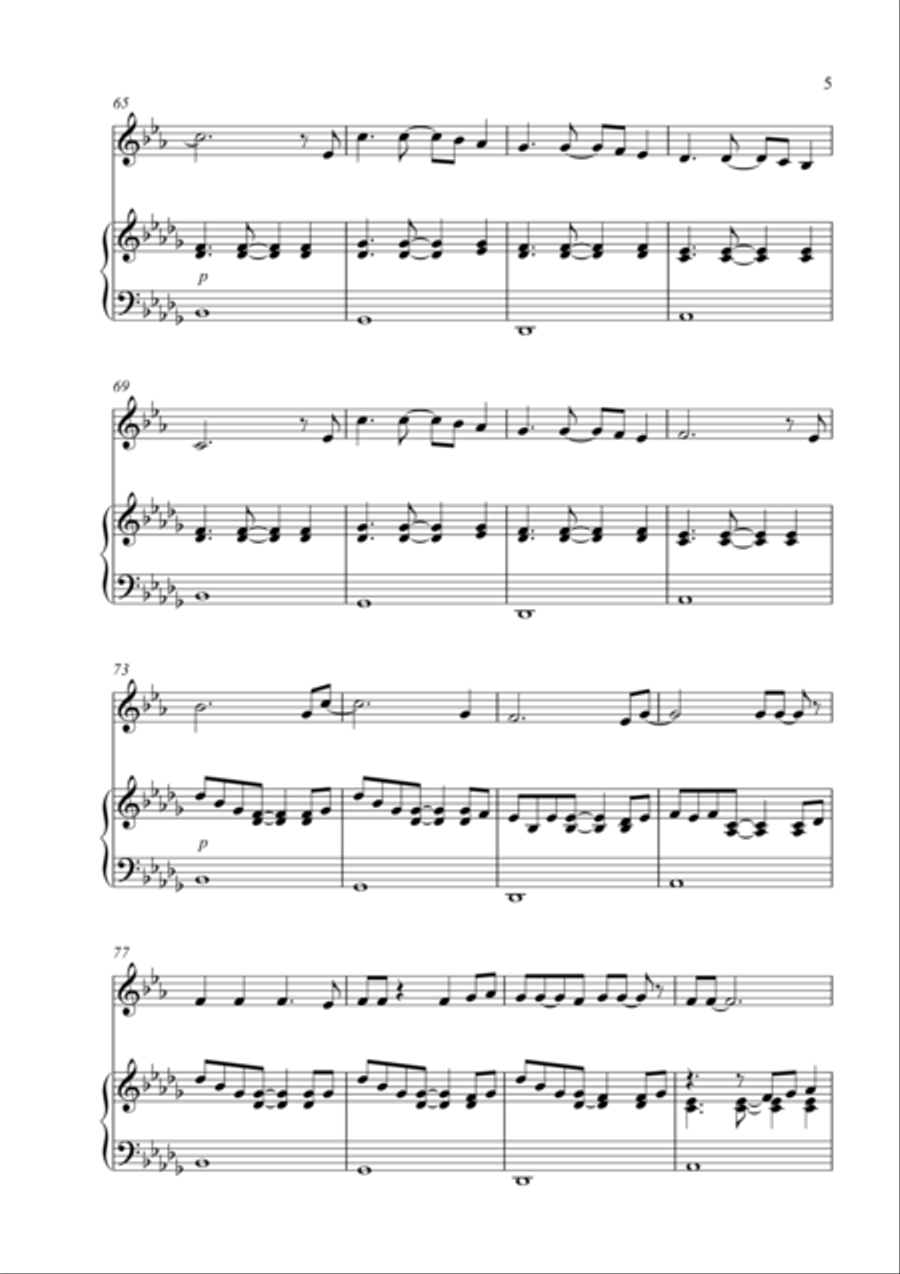 All Of Me All Of Me Clarinet Solo scores gallery preview page 5