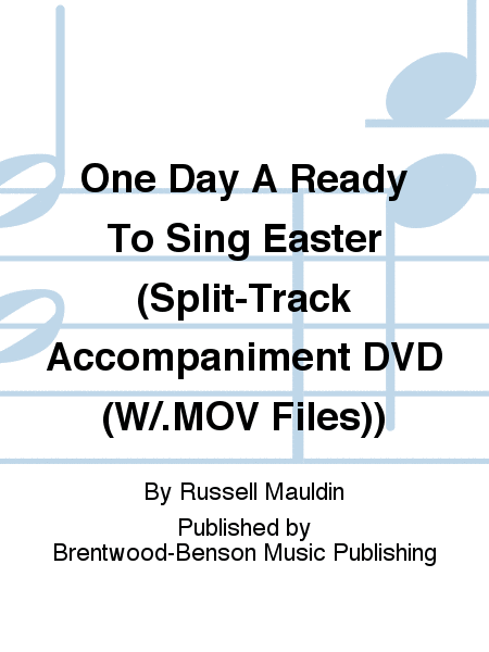 One Day A Ready To Sing Easter (Split-Track Accompaniment DVD (W/.MOV Files))