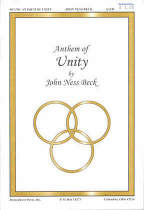 Book cover for Anthem of Unity