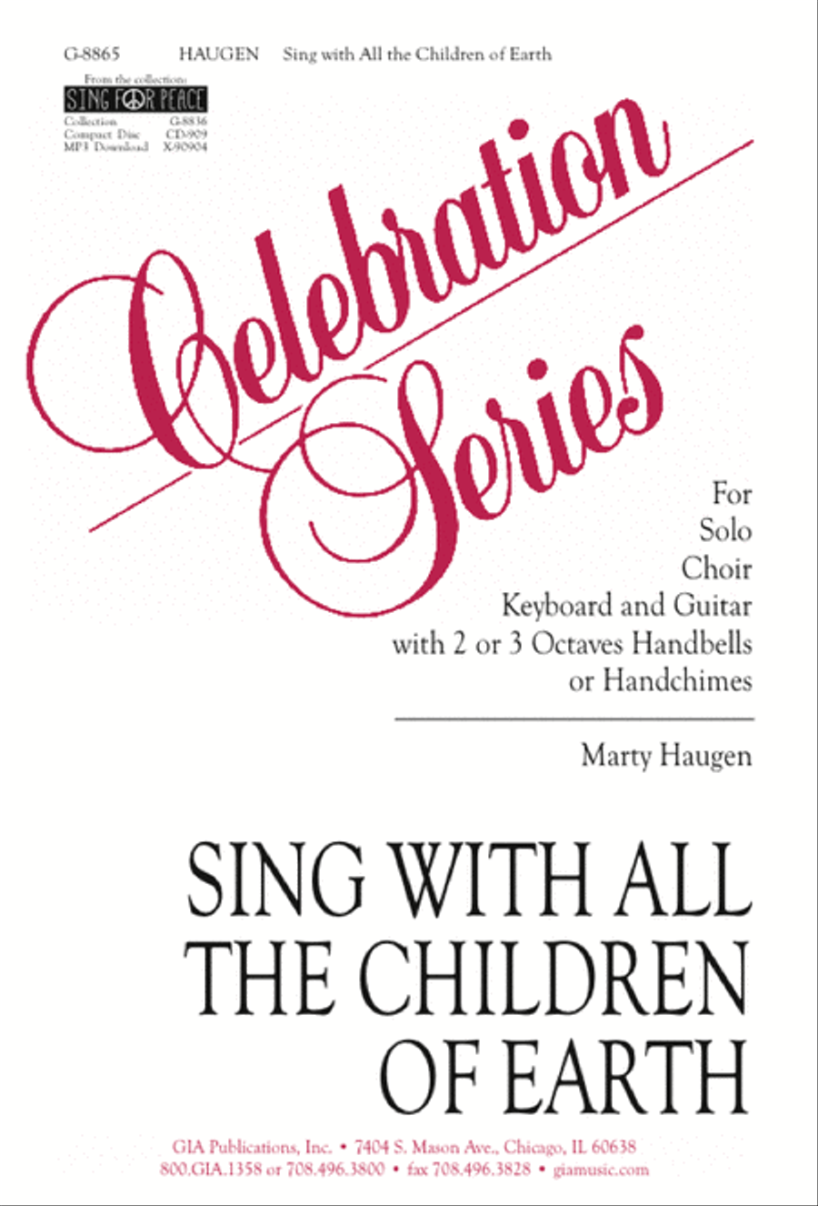 Sing with All the Children of Earth Unison Choir scores gallery preview page 1