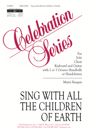 Book cover for Sing with All the Children of Earth