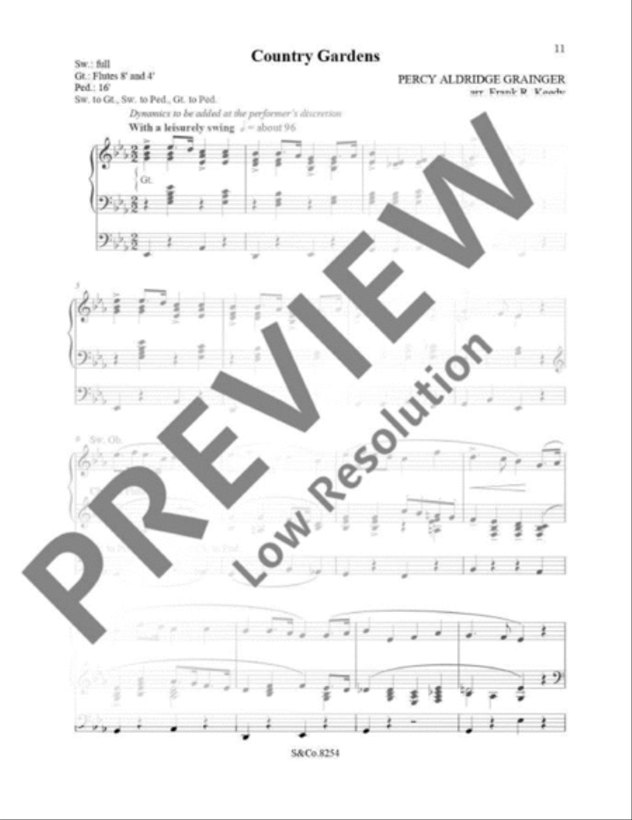 Organ Album Organ scores gallery preview page 14