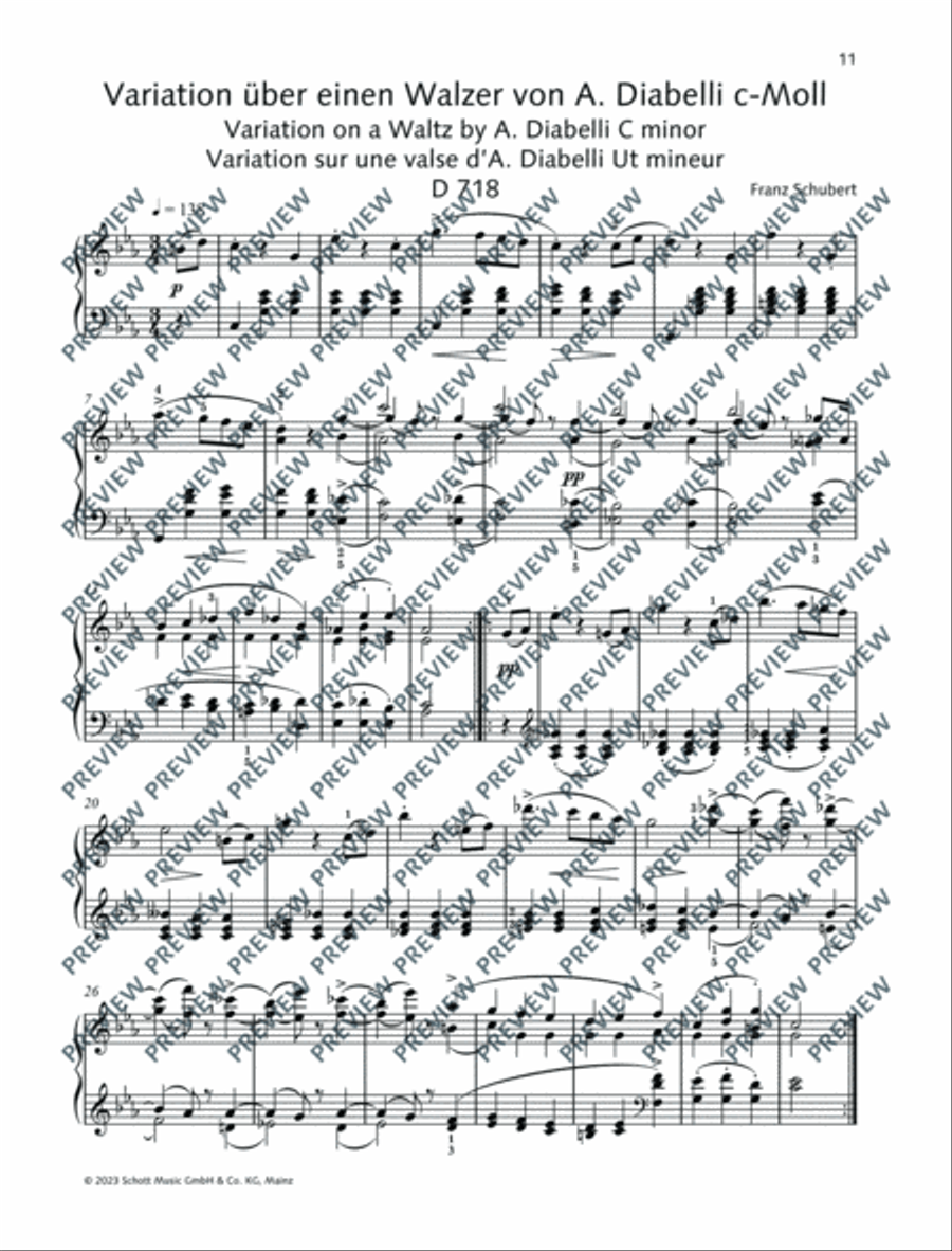 Best of Schubert Piano Solo scores gallery preview page 12
