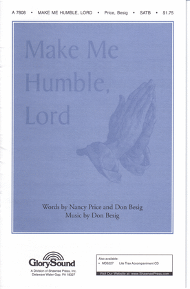 Book cover for Make Me Humble, Lord