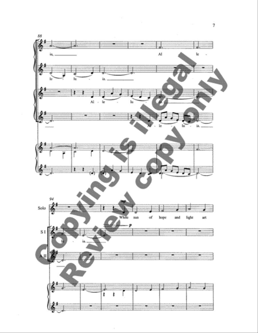Hebrides Lullaby (The Christ Child's Lullaby) SA scores gallery preview page 12