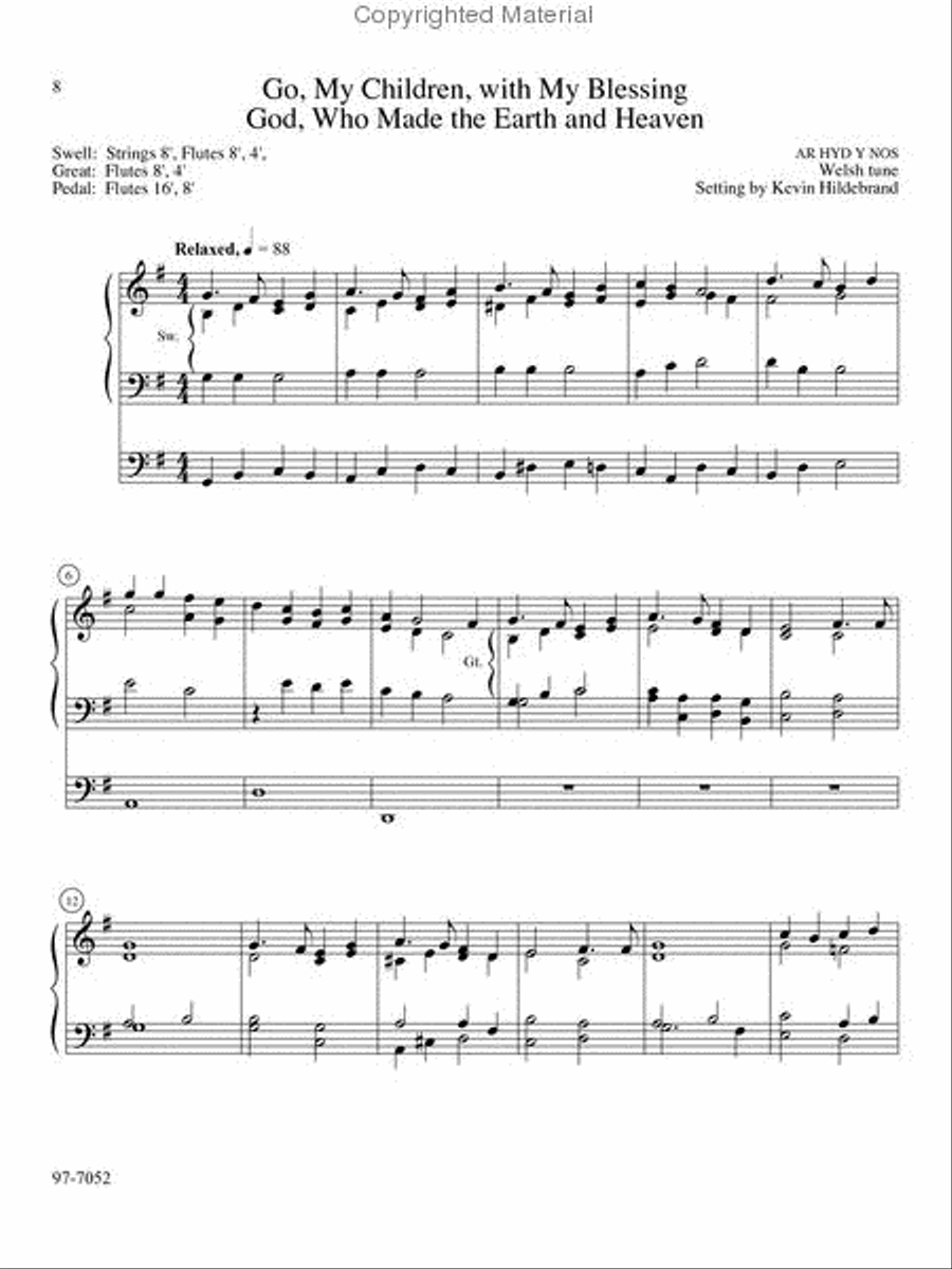 Musica Sacra: Easy Hymn Preludes for Organ, Vol. 3