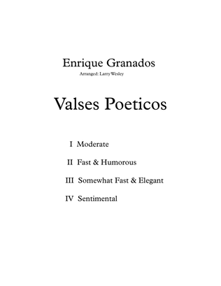 Valses Poeticos Suite