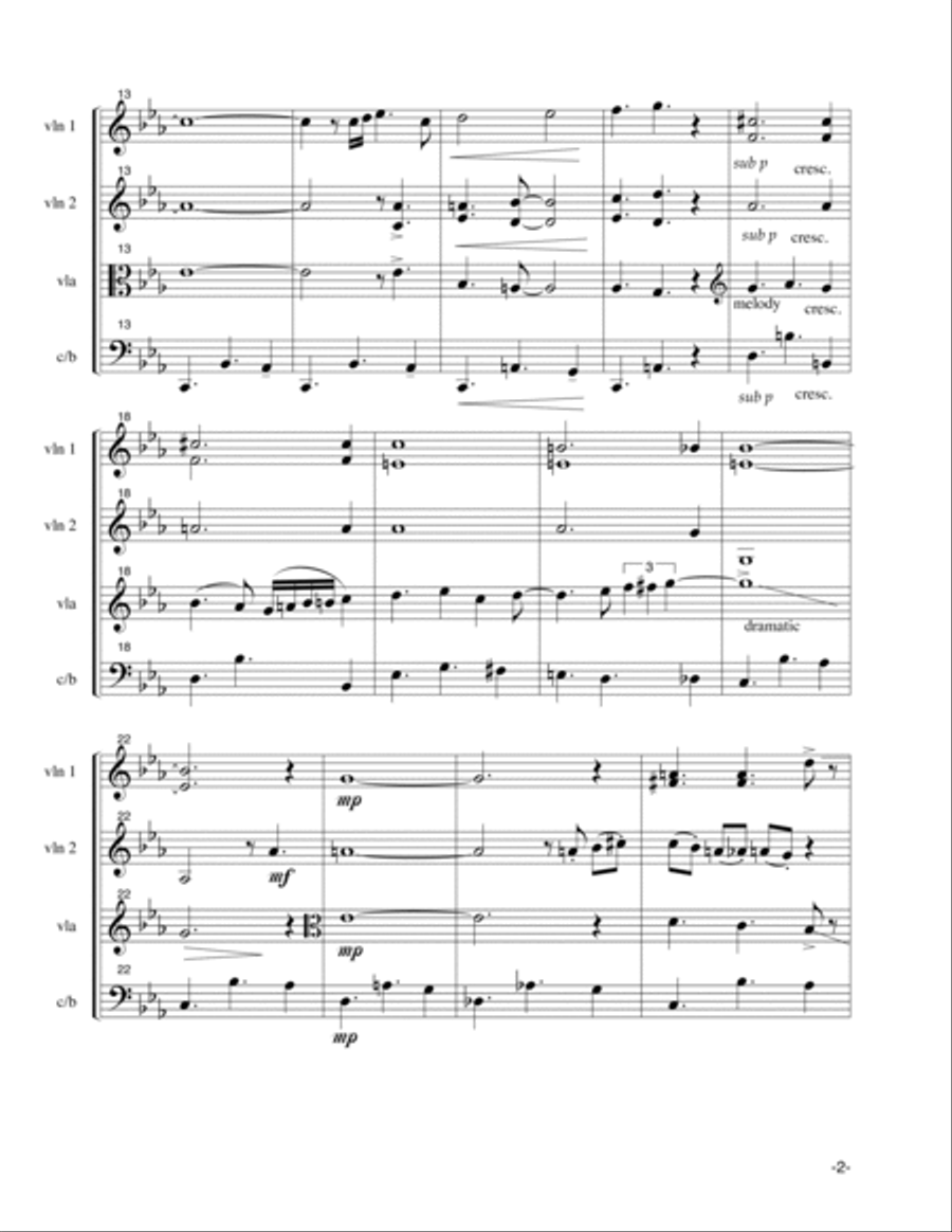 Yet Another Tango String Quartet scores gallery preview page 2