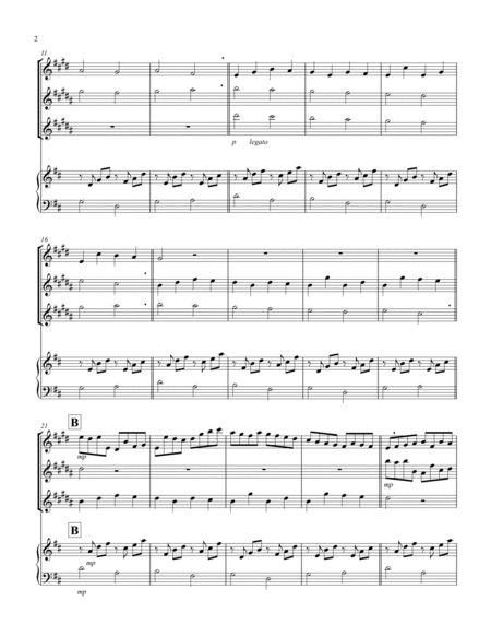 Canon in D (Pachelbel) (D) (Saxophone Trio - 1 Sop, 1 Alto, 1 Bari), Keyboard)