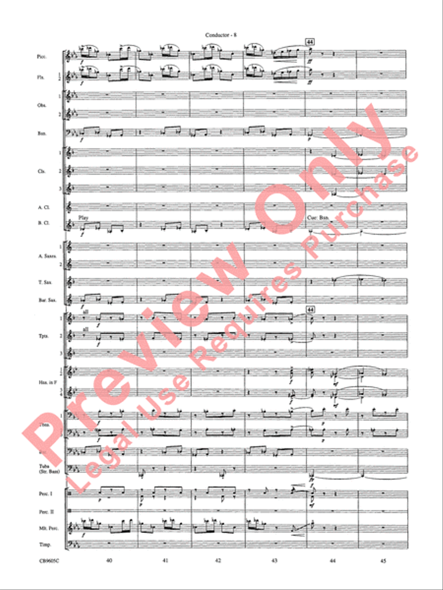 The Symphonic Gershwin The Symphonic Gershwin Concert Band scores gallery preview page 12