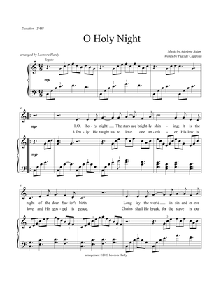 O Holy Night (accompaniment for solo)