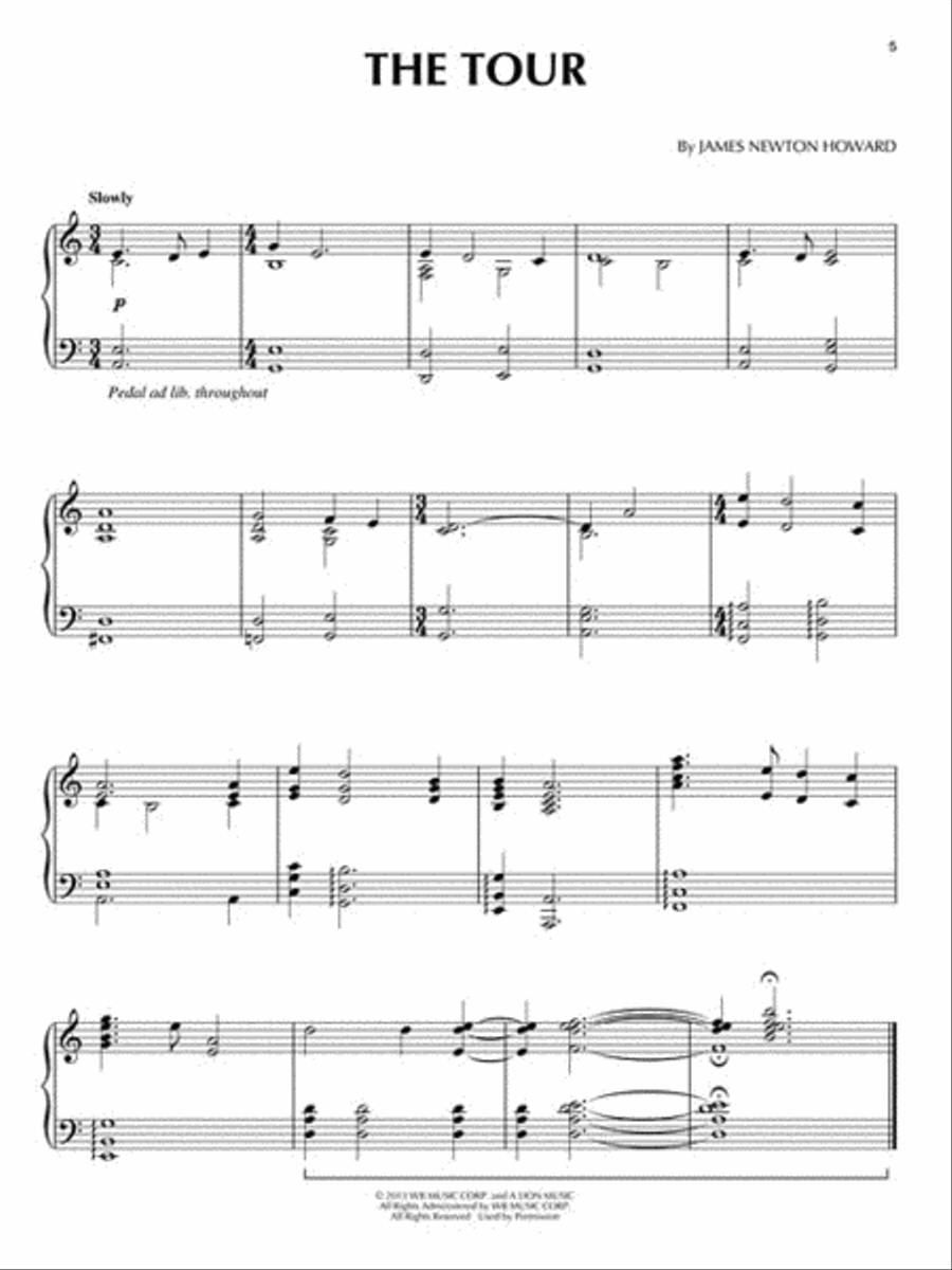 The Hunger Games: Catching Fire Piano Solo scores gallery preview page 3