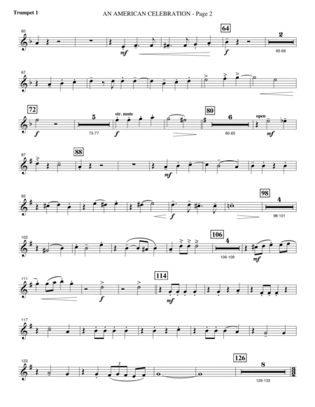 An American Celebration - Bb Trumpet 1