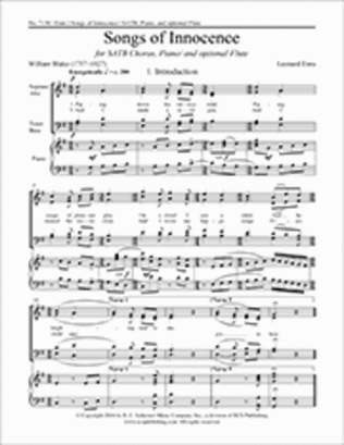 Songs of Innocence (Choral Score)