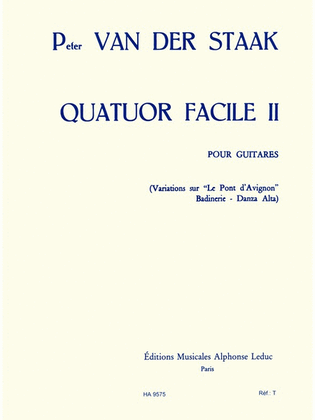 Book cover for Quatuor Facile No.2 (guitars 4)
