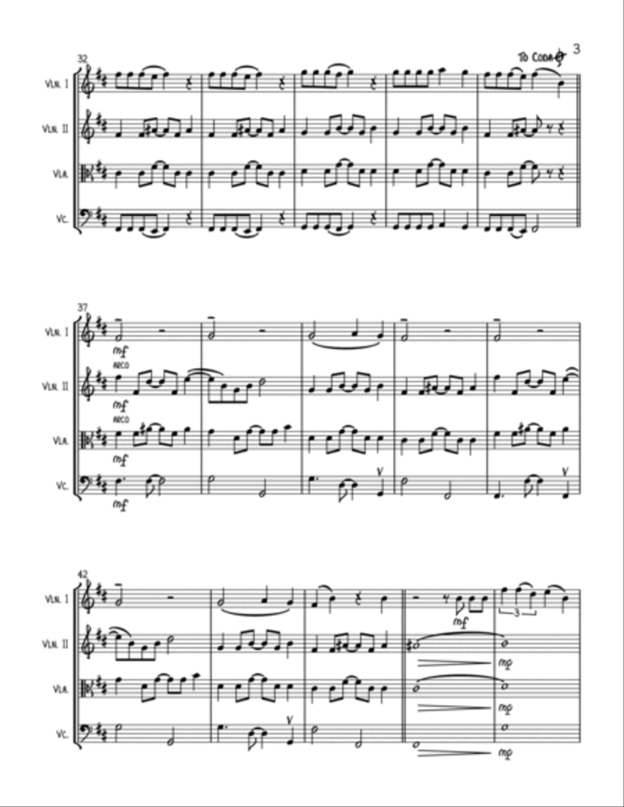 Montero String Quartet scores gallery preview page 3