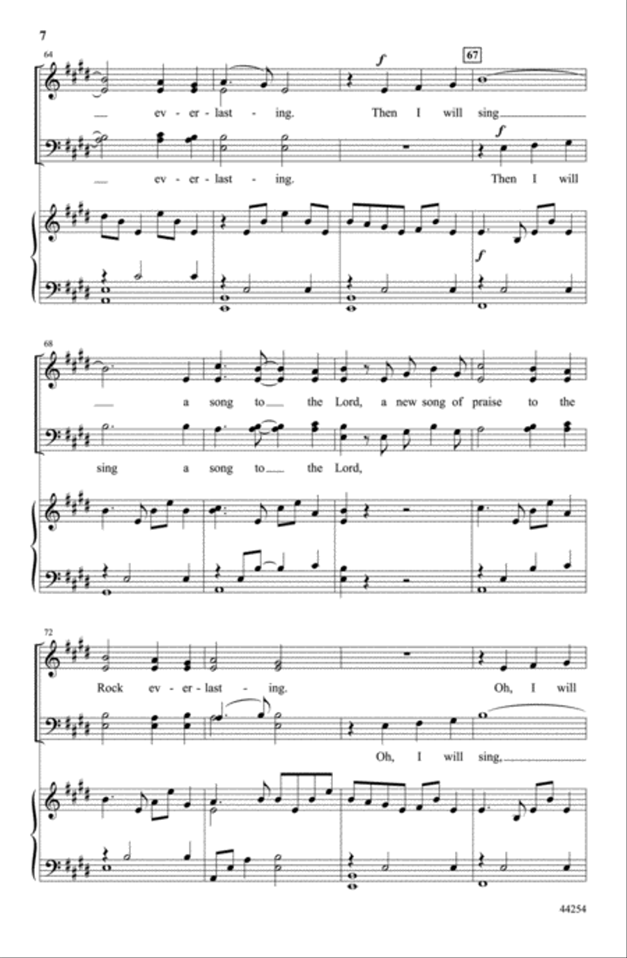 Celtic Canticle Celtic Canticle 4-Part scores gallery preview page 6