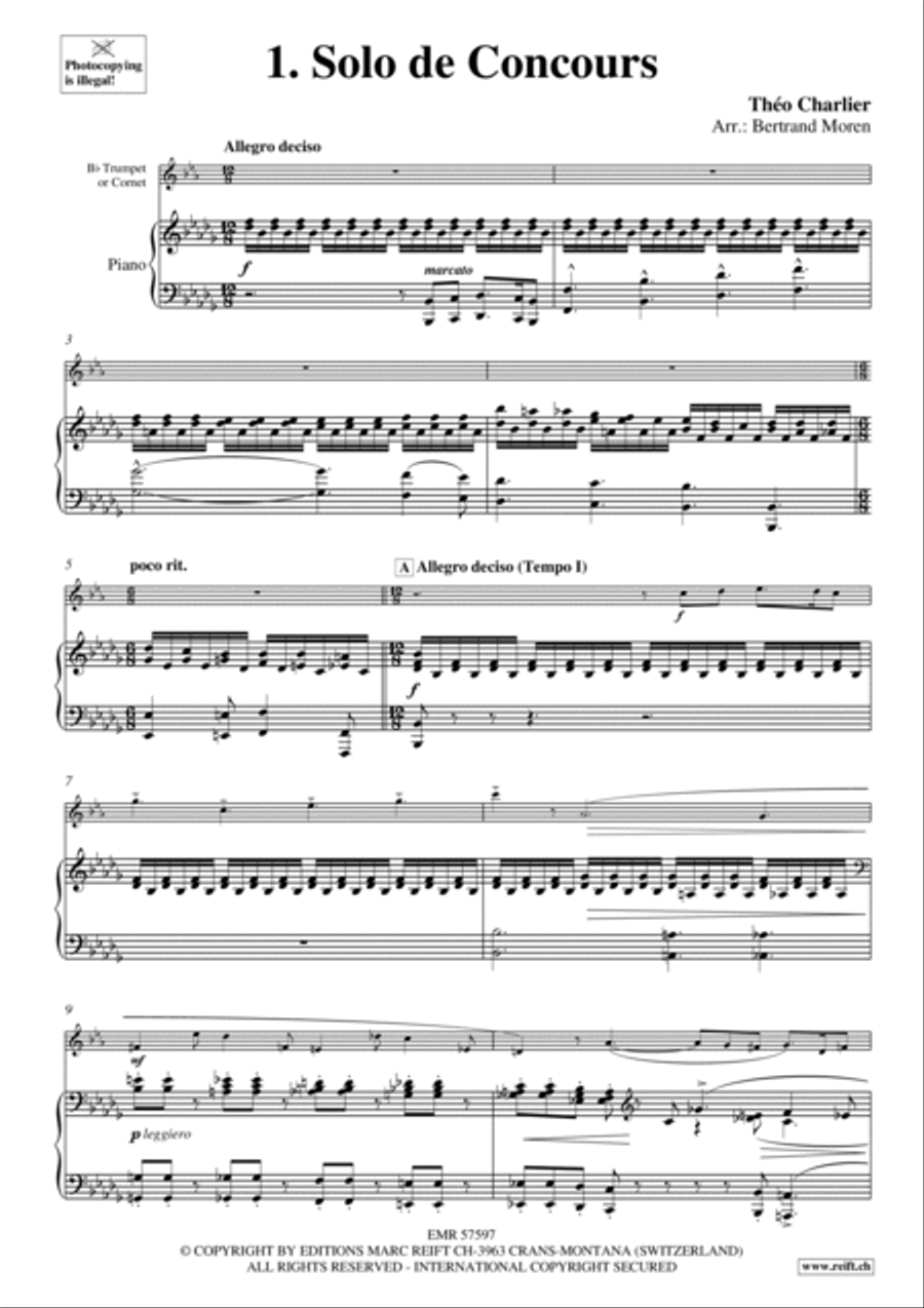 1. Solo de Concours Cornet scores gallery preview page 4