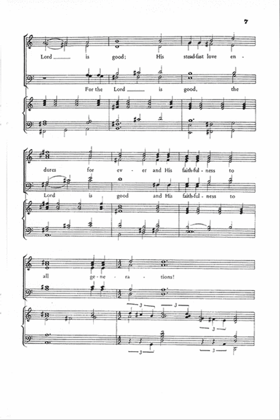Psalm 100 Psalm 100 Choir scores gallery preview page 7