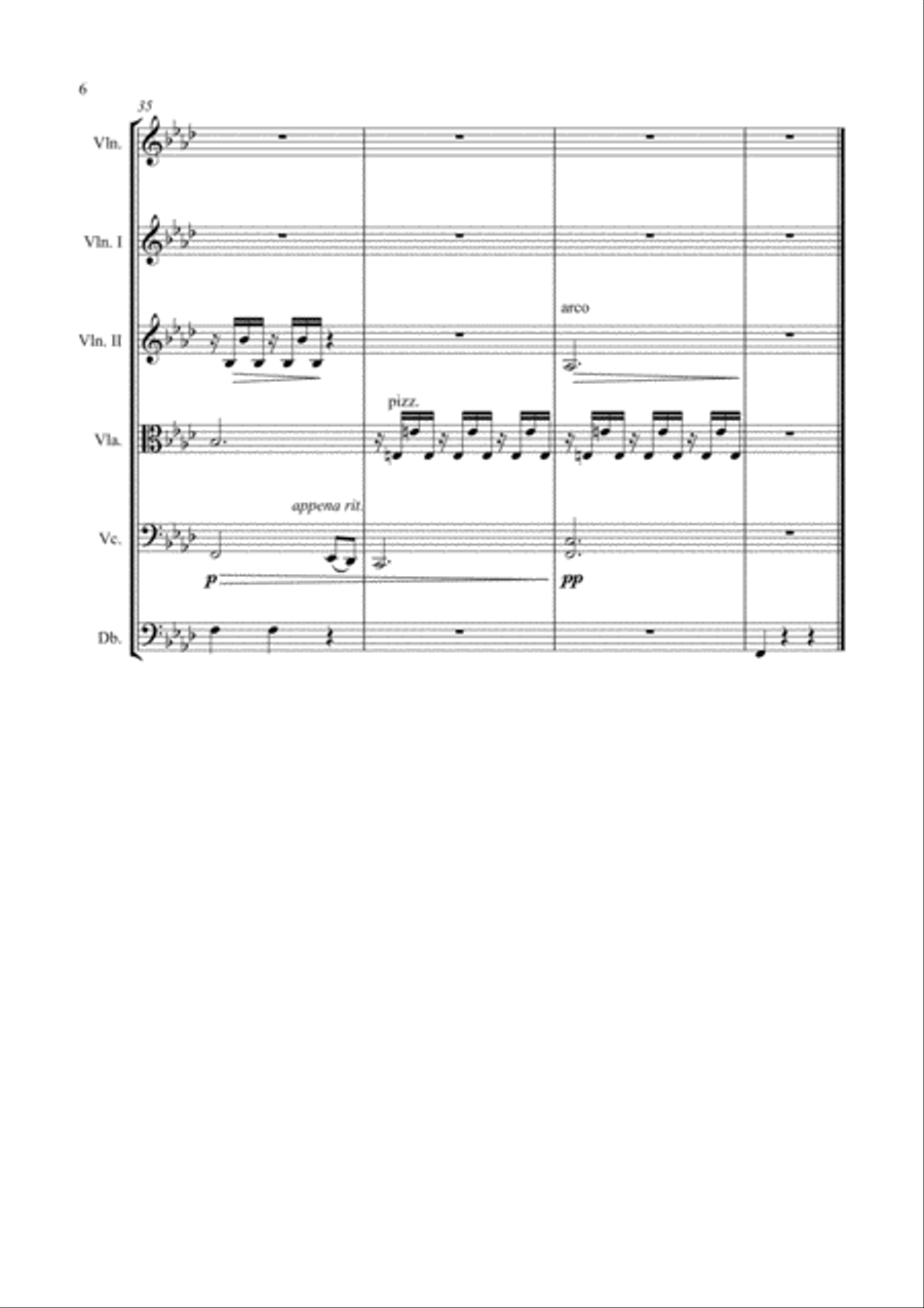 Asturiana - arr. for string orchestra String Orchestra scores gallery preview page 6